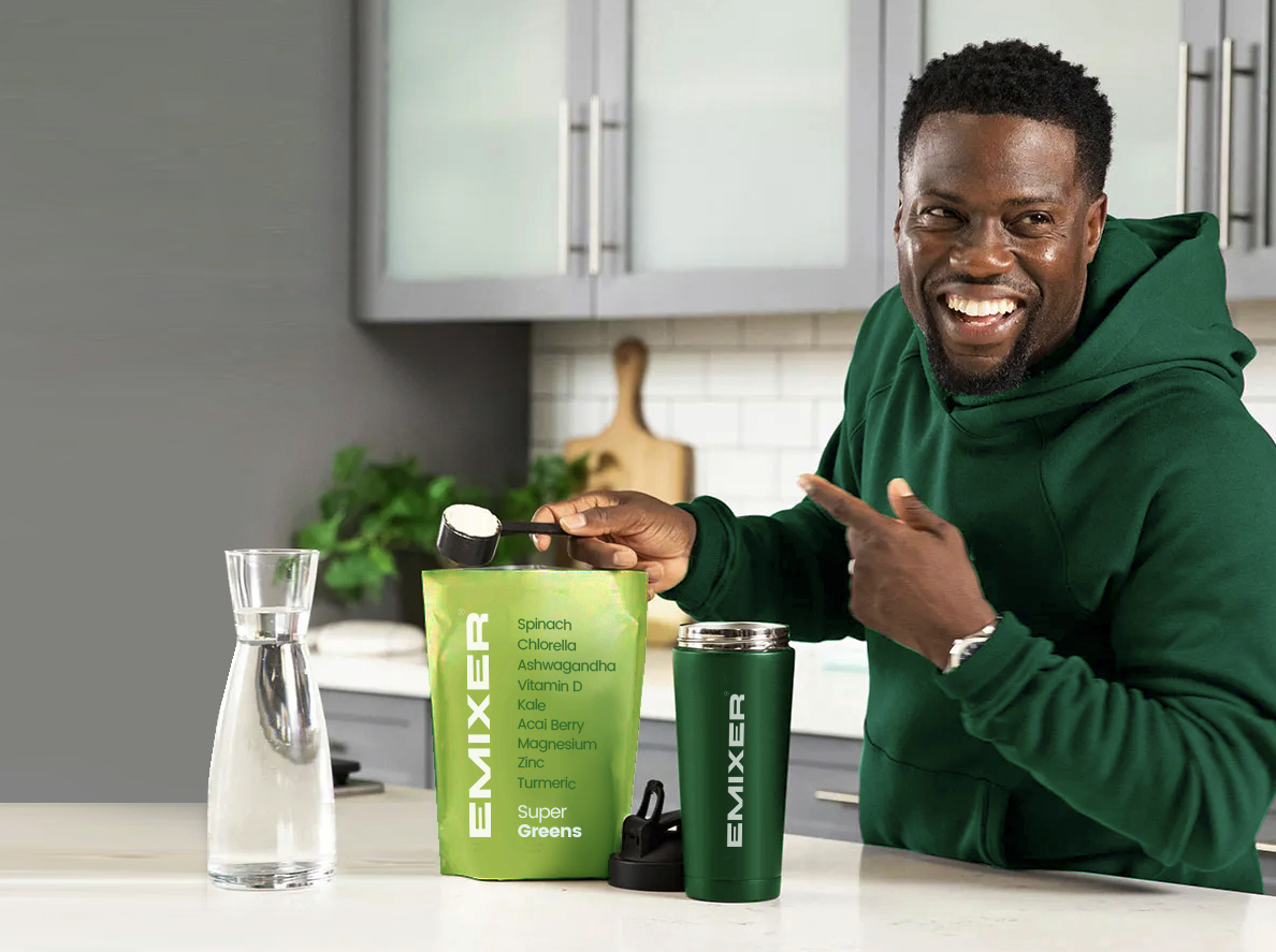 What Top Performers Like Kevin Hart Are Drinking Every Morning? Emixer.com SuperGreens